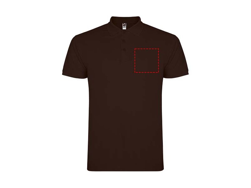 Star herenpolo met korte mouwen