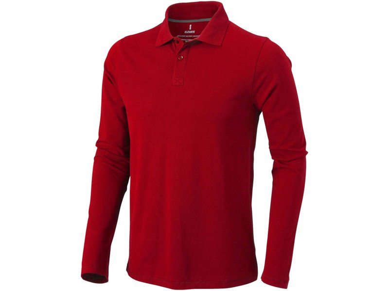 Oakville heren polo met lange mouwen
