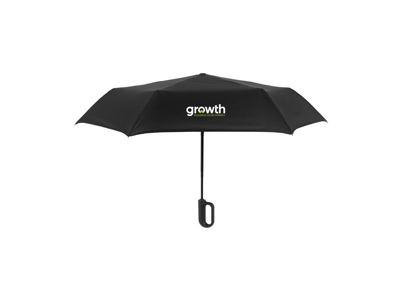 Carabiner RCS RPET opvouwbare paraplu 21 inch Carabiner RCS RPET opvouwbare paraplu 21 inch