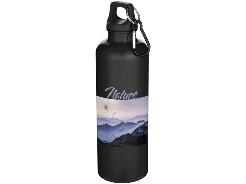 Oregon 750 ml effen RCS gerecycleerde plastic drinkfles met karabijnhaak