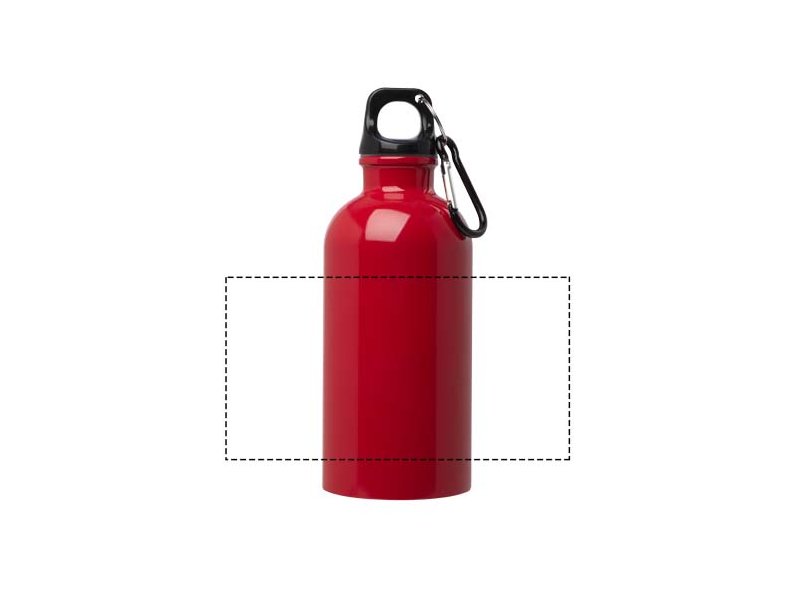 Oregon 400 ml RCS gecertificeerde enkelwandige roestvrijstalen waterfles met karabijnhaak Oregon 400 ml RCS gecertificeerde enkelwandige roestvrijstalen waterfles met karabijnhaak