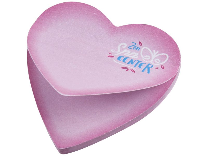 Sticky-Mate® hartvormige gerecyclede sticky notes Sticky-Mate® hartvormige gerecyclede sticky notes