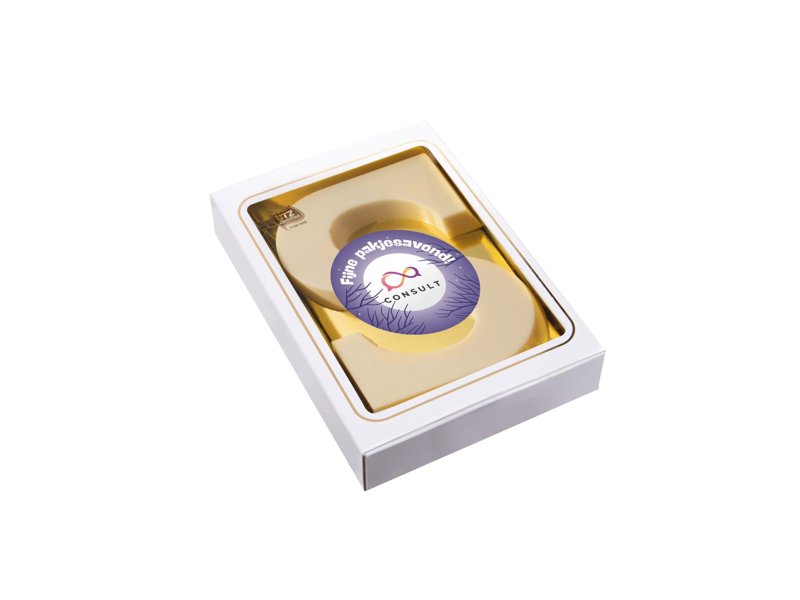 Alfabetletter Witte Chocolade 200 Gram met Logo | Luxe Sinterklaascadeau Alfabetletter Witte Chocolade 200 Gram met Logo | Luxe Sinterklaascadeau