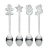 CHIP SET - Set van 4 kerst theelepeltjes