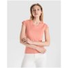 Victoria damesshirt met V-hals en korte mouwen