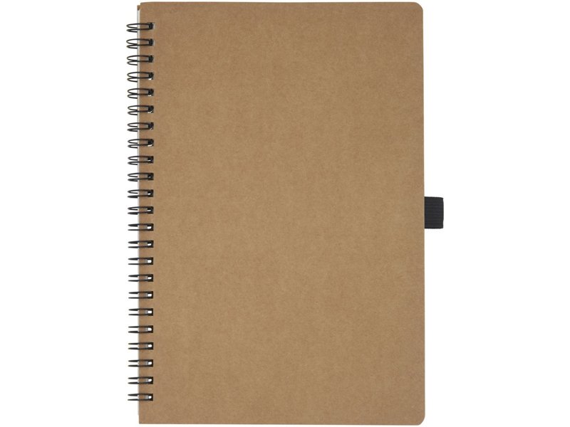 Cobble A5 wire-o gerecycled kartonnen notitieboek met steenpapier