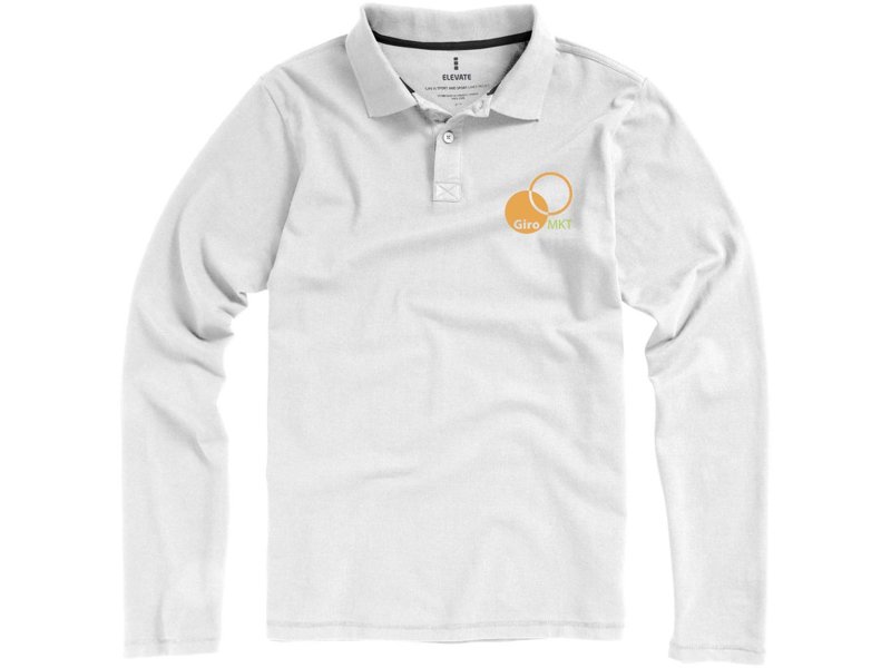 Oakville heren polo met lange mouwen