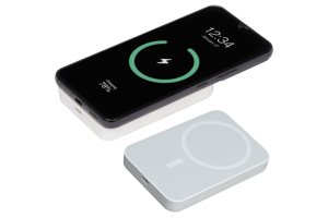 Mooie draadloze powerbank Meerval 5.000 mAh relatiegeschenk laten bedrukken