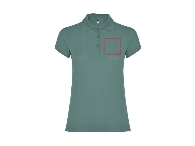 Star damespolo met korte mouwen