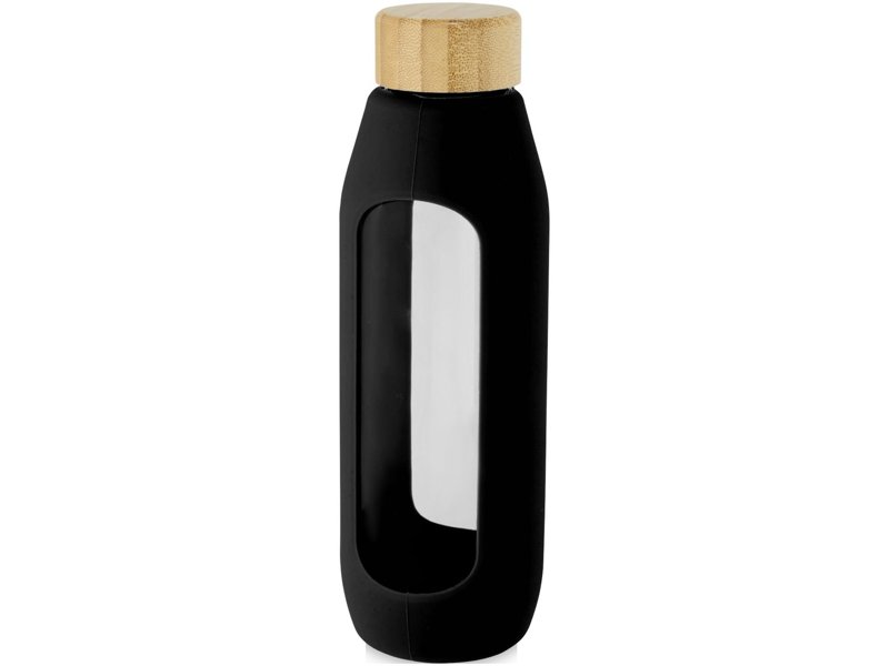 Tidan fles van 600 ml in borosilicaatglas met siliconen grip Tidan fles van 600 ml in borosilicaatglas met siliconen grip
