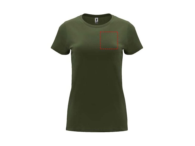 Capri damesshirt met korte mouwen