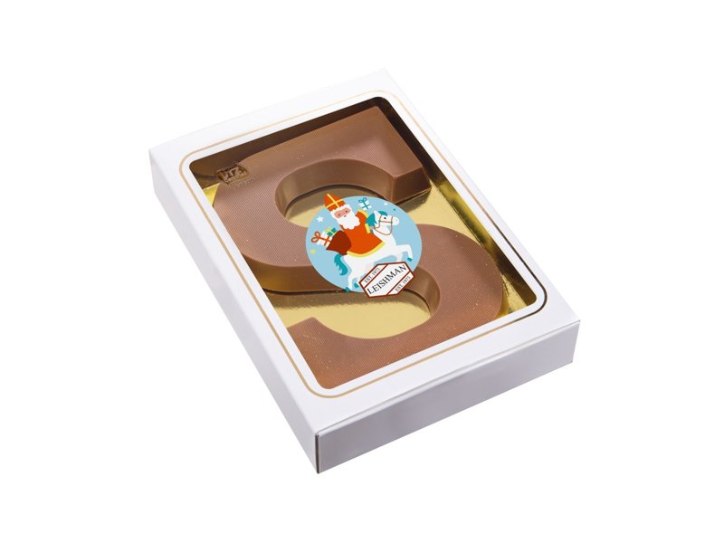 Sinterklaasletter "S" melk 150 gram
