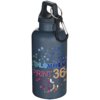 Oregon 400 ml effen waterfles van RCS gecertificeerd gerecycled plastic met karabijnhaak Oregon 400 ml effen waterfles van RCS gecertificeerd gerecycled plastic met karabijnhaak