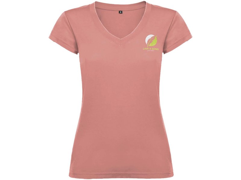 Victoria damesshirt met V-hals en korte mouwen Victoria damesshirt met V-hals en korte mouwen