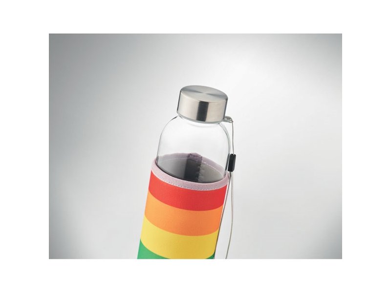 Drinkfles met neopreen tasje