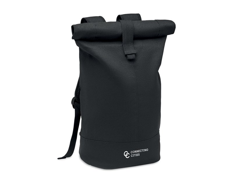 ZURICH ROLL - Rolltop gewassen canvas rugzak