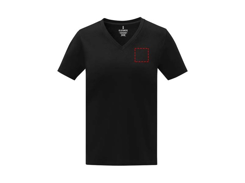 Somoto Dames T-shirt met V-hals en korte mouwen Somoto Dames T-shirt met V-hals en korte mouwen