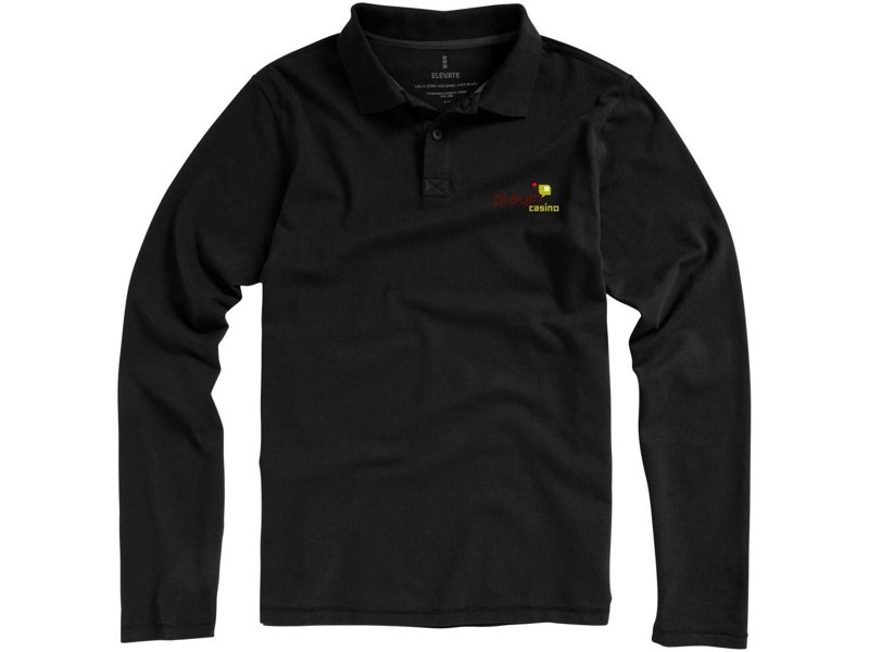 Oakville heren polo met lange mouwen Oakville heren polo met lange mouwen