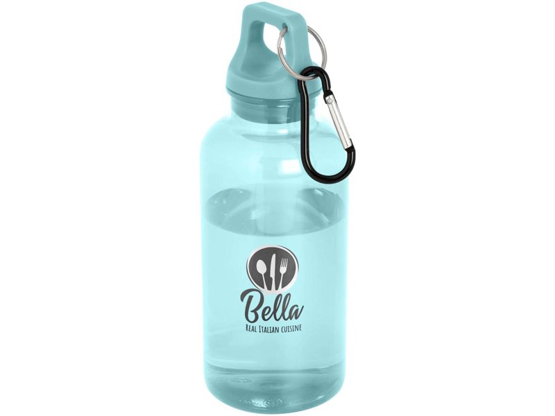 Oregon 400 ml waterfles van RCS-gecertificeerd gerecycled plastic met karabijnhaak