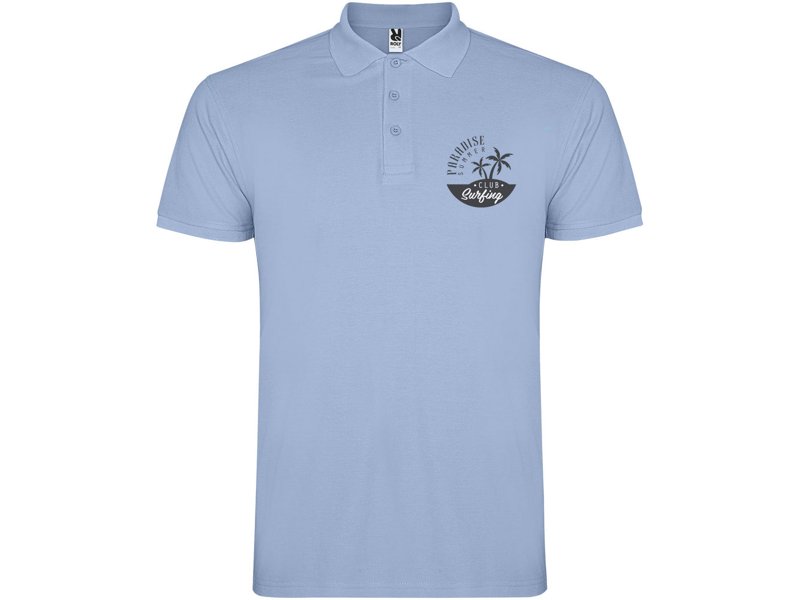 Star herenpolo met korte mouwen