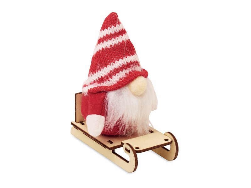 FROSTY SLEIGH - Kabouter op houten slee