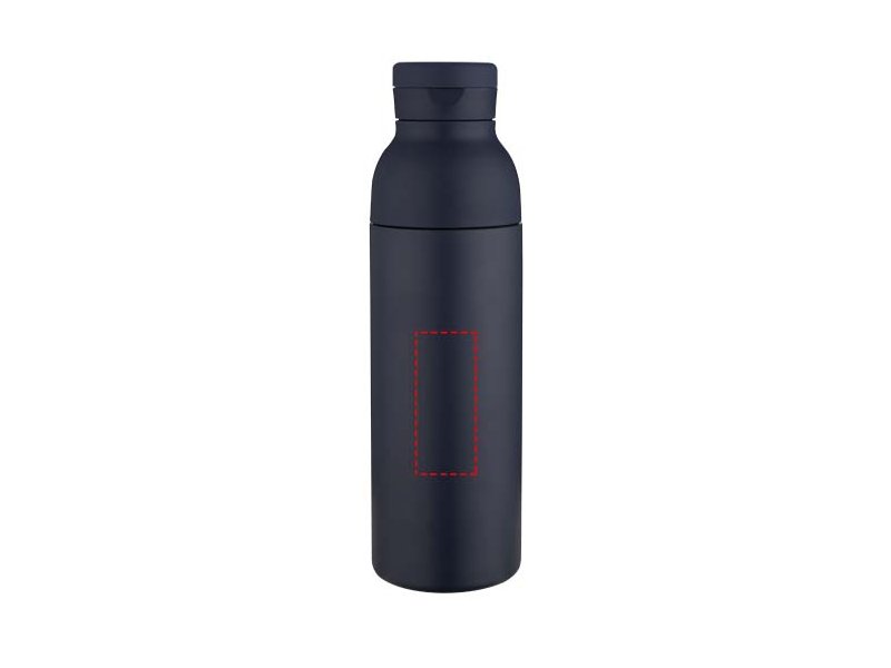 Illuminate 650 ml RCS gerecyclede dubbelwandige roestvrijstalen waterfles met 3-delige dekselset