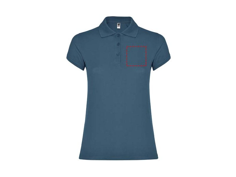 Star damespolo met korte mouwen