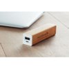 PowerBam 2.200 mAh bamboe powerbank bedrukken | Jouw relatiegeschenk & promotieartikel