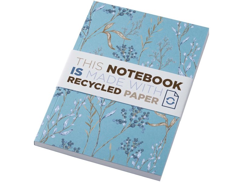 Novella Austen A5 gerecycled notitieboek met zachte cover, 100 vellen Novella Austen A5 gerecycled notitieboek met zachte cover, 100 vellen