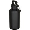 Oregon 400 ml effen waterfles van RCS gecertificeerd gerecycled plastic met karabijnhaak Oregon 400 ml effen waterfles van RCS gecertificeerd gerecycled plastic met karabijnhaak