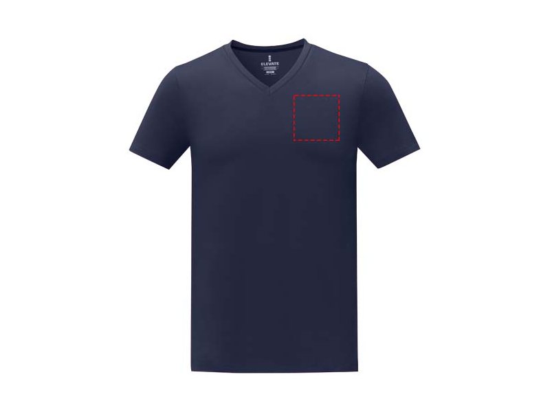 Somoto Heren T-shirt met V-hals en korte mouwen Somoto Heren T-shirt met V-hals en korte mouwen