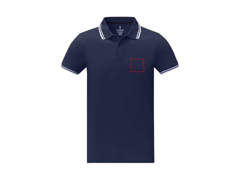 Amarago tipping Heren polo met korte mouwen