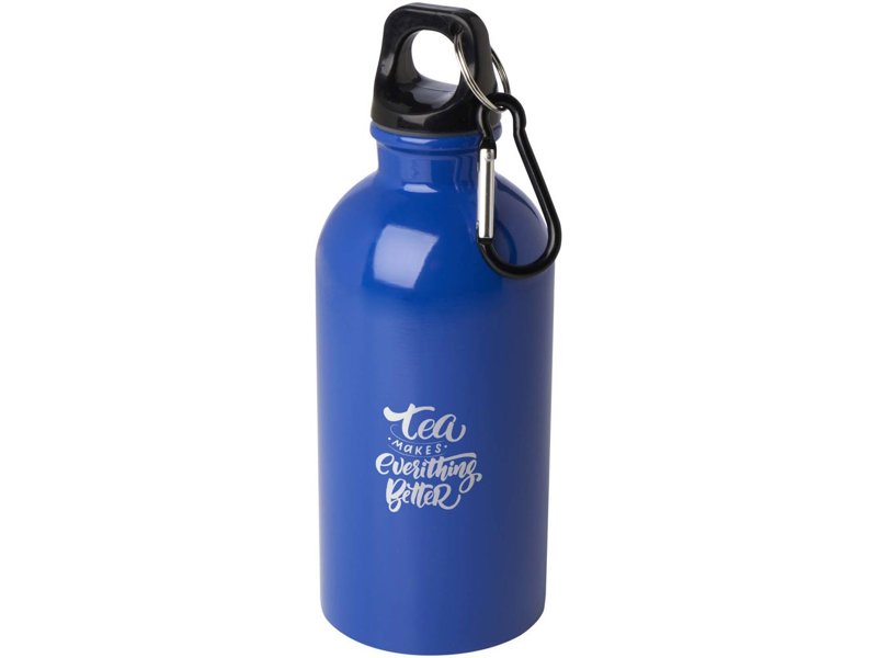 Oregon 400 ml RCS gecertificeerde enkelwandige roestvrijstalen waterfles met karabijnhaak