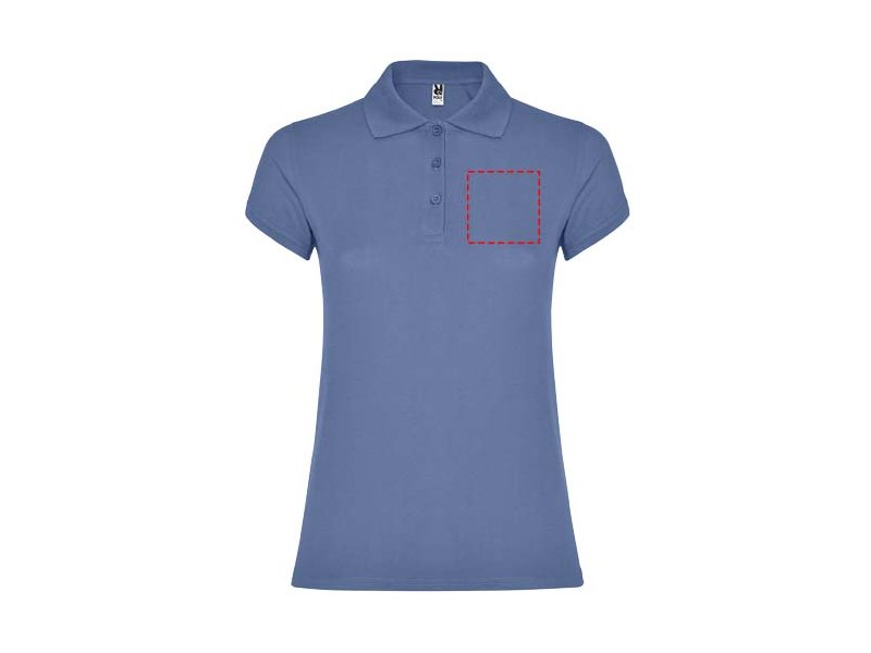 Star damespolo met korte mouwen