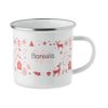 SEASOMEL - Kerst emaille mok 300ml