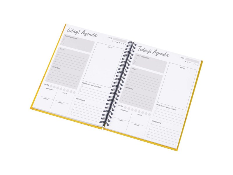 Desk-Mate® A5 dagboek met harde kaft Desk-Mate® A5 dagboek met harde kaft