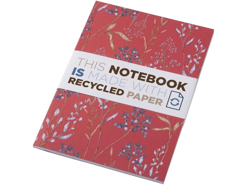 Novella Austen A5 gerecycled notitieboek met zachte cover, 50 vellen Novella Austen A5 gerecycled notitieboek met zachte cover, 50 vellen