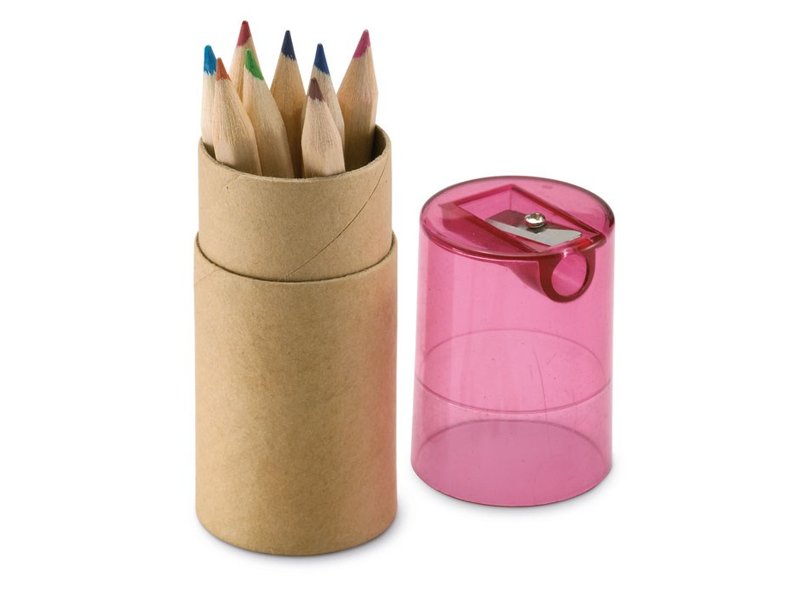 12 Kleurpotloden in koker