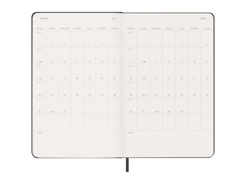 12M week agenda L met harde kaft 12M week agenda L met harde kaft