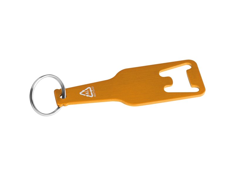 Flessenopener gemaakt van gerecycled aluminium in Malmö