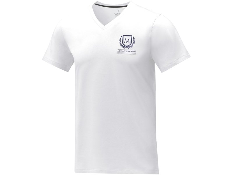 Somoto Heren T-shirt met V-hals en korte mouwen Somoto Heren T-shirt met V-hals en korte mouwen