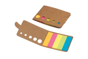 Zelfklevende markerset Huntsville bedrukt met logo als compact relatiegeschenk