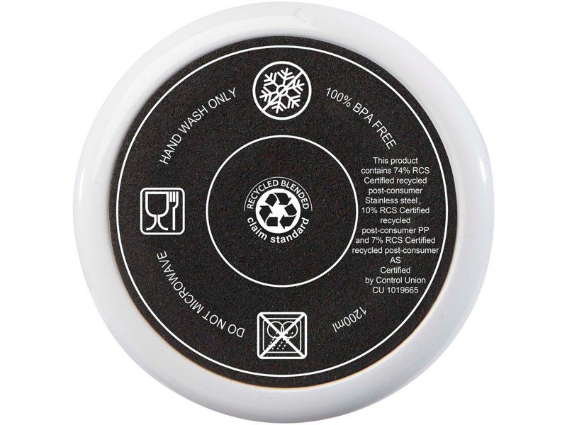 Melbourne 1200 ml RCS-gecertificeerde geïsoleerde beker met rietje