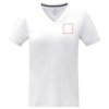 Somoto Dames T-shirt met V-hals en korte mouwen