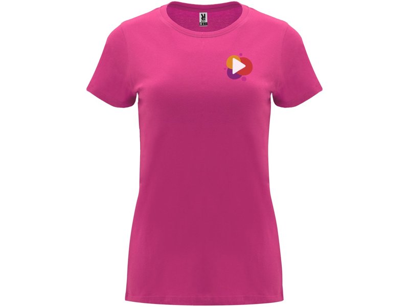 Capri damesshirt met korte mouwen Capri damesshirt met korte mouwen