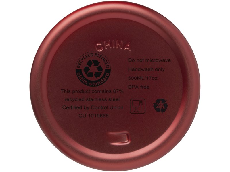 Vasa 500 ml RCS-gecertificeerde gerecyclede roestvrijstalen koperen vacuümgeïsoleerde fles