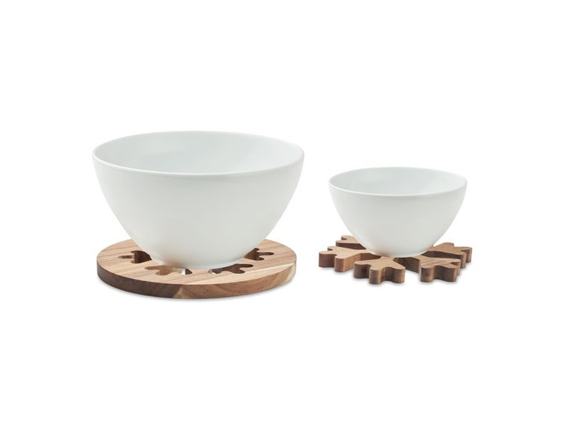SCAGLIA - Acacia houten pothouders set