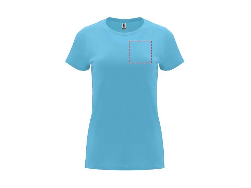 Capri damesshirt met korte mouwen