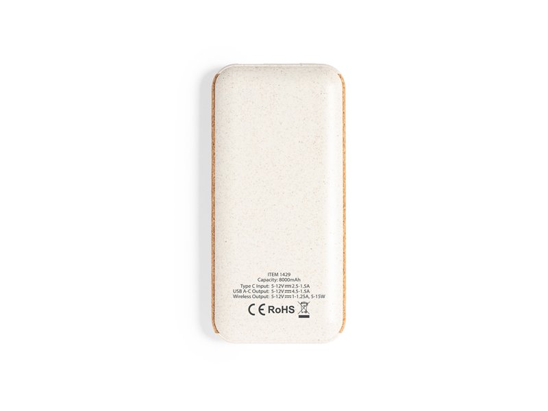 Power Bank Limerick 8.000 mAh bedrukken | Jouw relatiegeschenk & promotieartikel