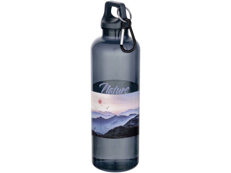 Oregon 750 ml waterfles van RCS-gecertificeerd gerecycled plastic met karabijnhaak